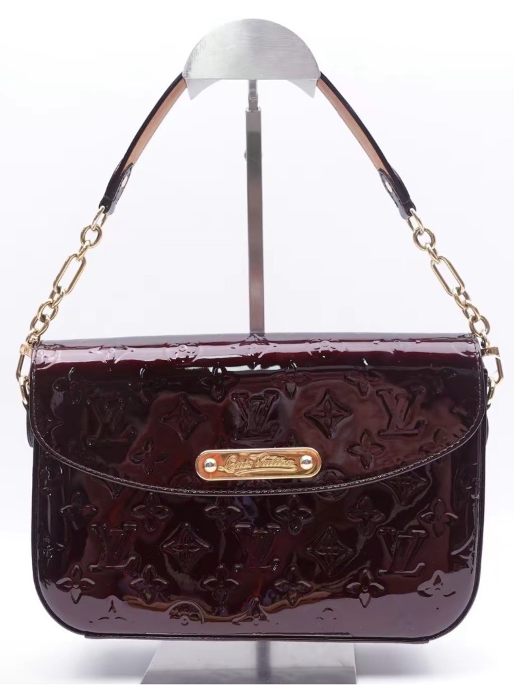 Louis Vuitton monogram Vernis Rodeo drive in Amarante